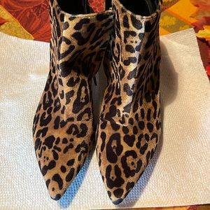 Design Lab Leopard Ankle Boots- size 8.5
